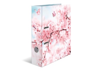 Папка-регистратор с цветочным принтом, А4, 70мм