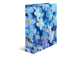 Folder register with floral print, A4, 70mm