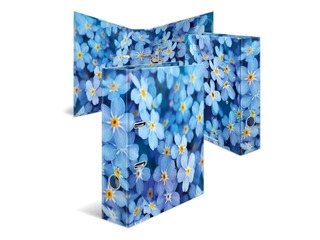 Папка-регистратор с цветочным принтом, А4, 70мм