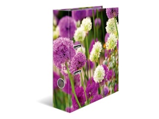 Folder register with floral print, A4, 70mm