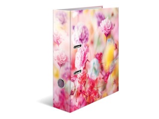 Папка-регистратор с цветочным принтом, А4, 70мм