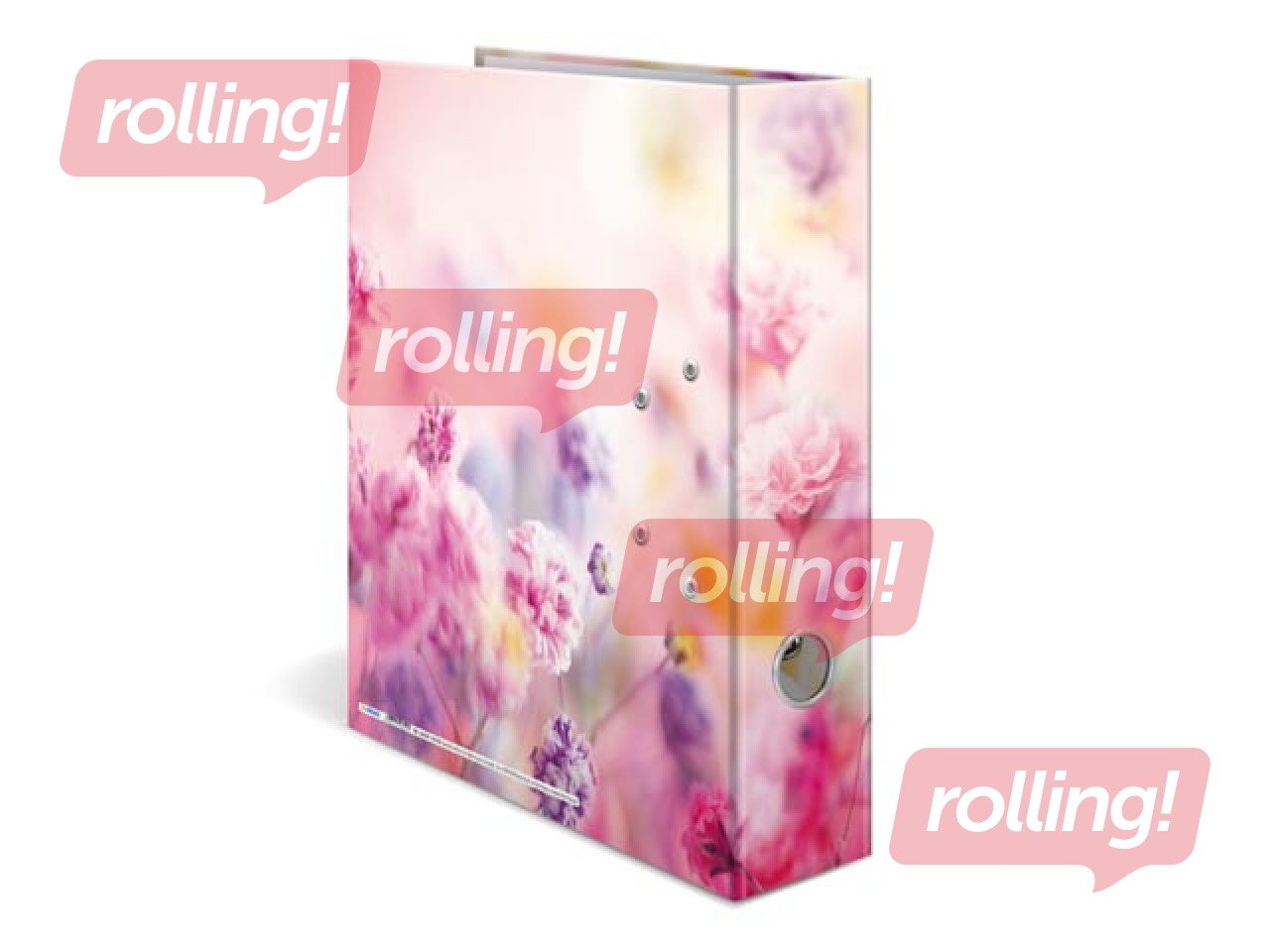 Папка-регистратор с цветочным принтом, А4, 70мм