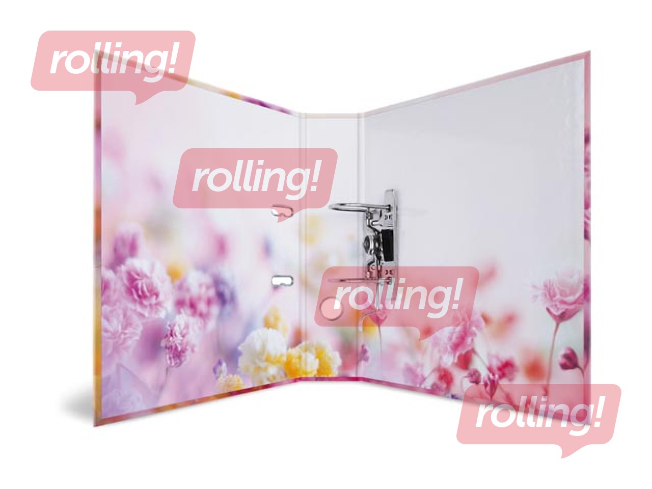 Папка-регистратор с цветочным принтом, А4, 70мм