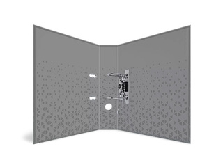 Mape reģistrs Herma Color, pelēka, A4, 70mm