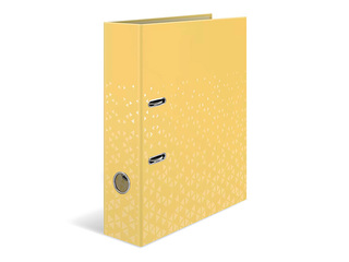 Folder register Herma Color, yellow, A4, 70mm
