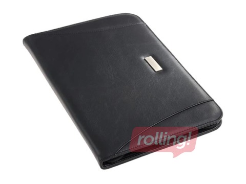 Folder with zip Rillstab Excellent De Luxe, A4, black