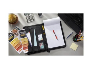 Folder with zip Rillstab Excellent De Luxe, A4, black