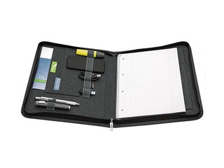 Папка на молнии Wedo College, А4, серая