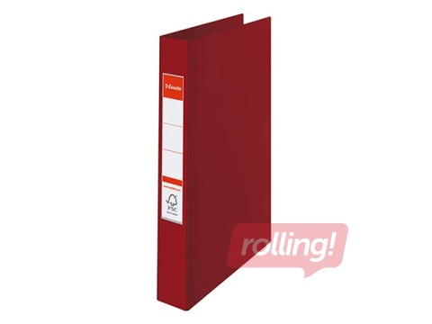 Ring Binder Esselte, A4, 2 rings, bordo, 25mm