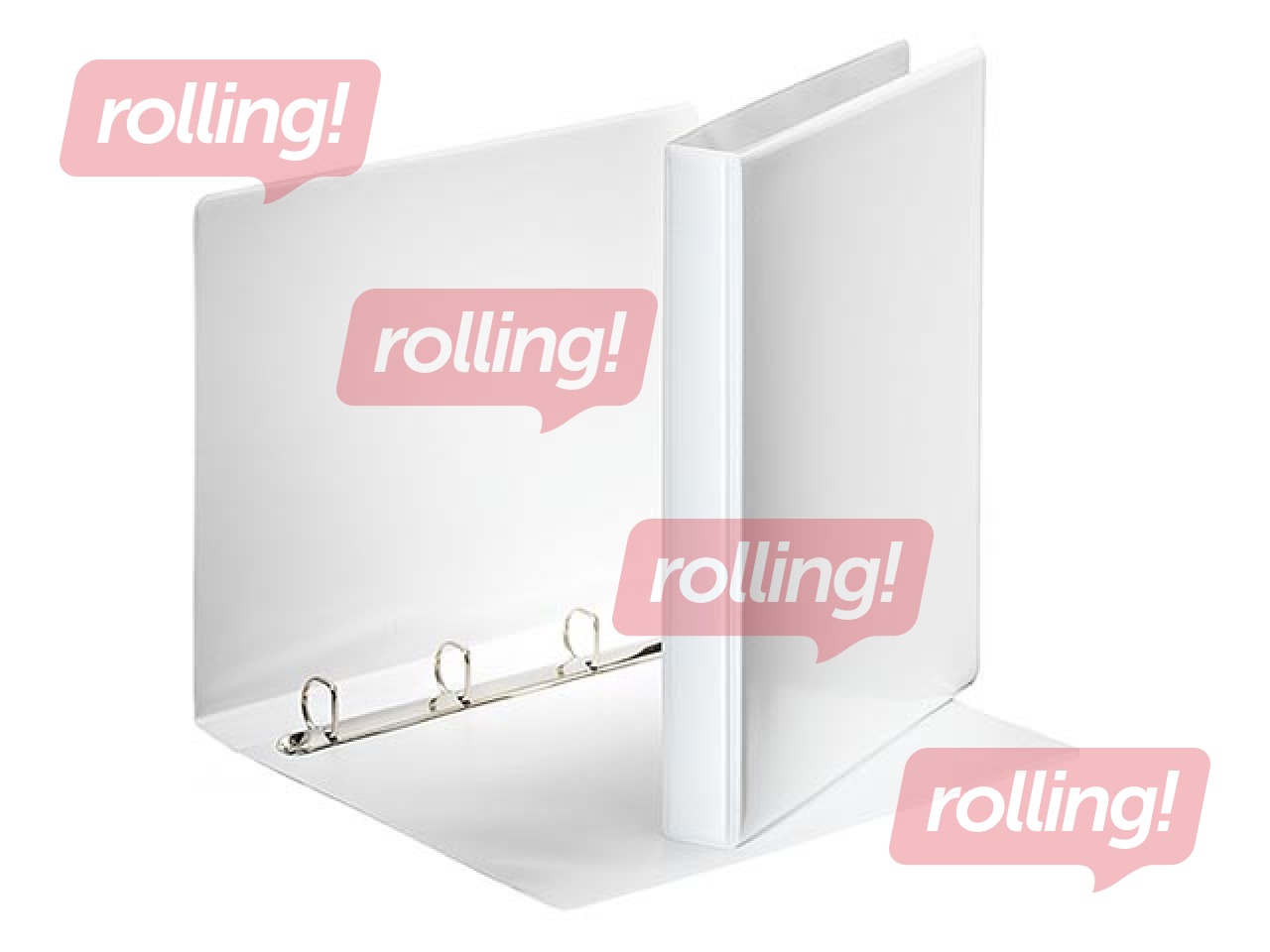 Folder with 4 rings Panorama, A4, white, 20mm