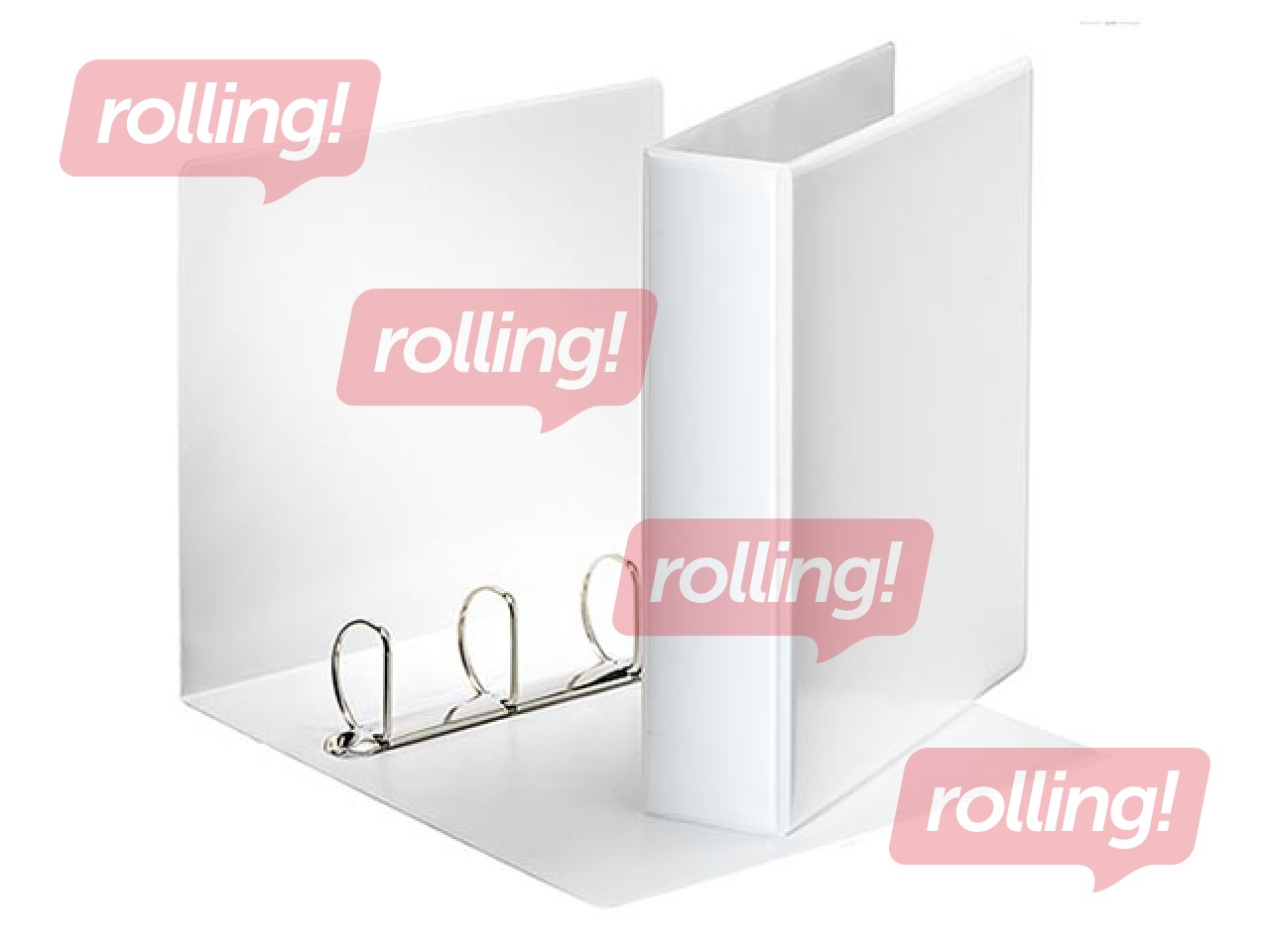 Mape ar 4 riņķiem Panorama, A4, balta, 50mm