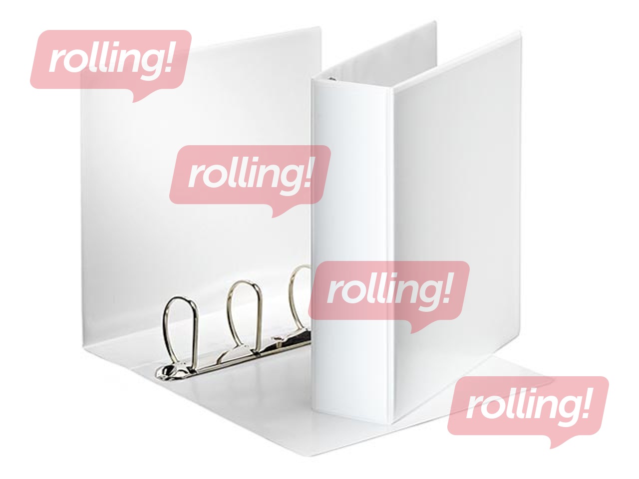Folder with 4 rings Panorama, A4, white, 60mm