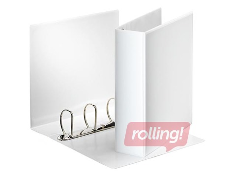 Mape ar 4 riņķiem Panorama, A4, balta, 60mm