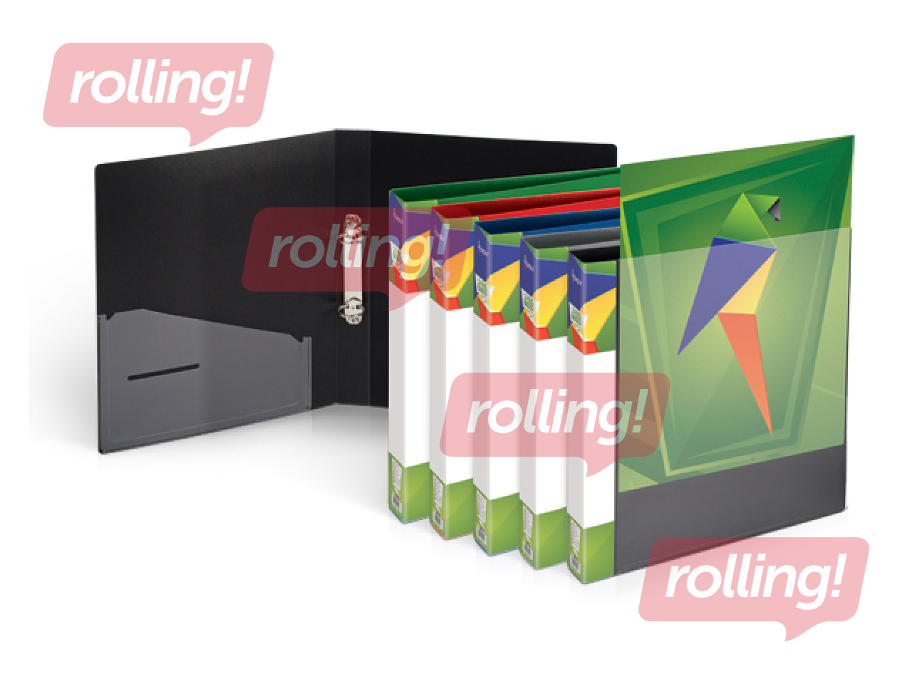 Ring binder Forpus, A4, 2 rings, 20 mm, blue