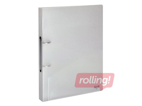 Mape ar 2 riņķiem Bantex, caurspīdīga, A4