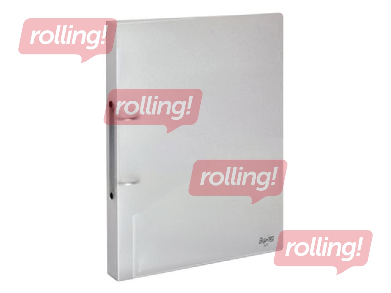 Mape ar 2 riņķiem Bantex, caurspīdīga, A4