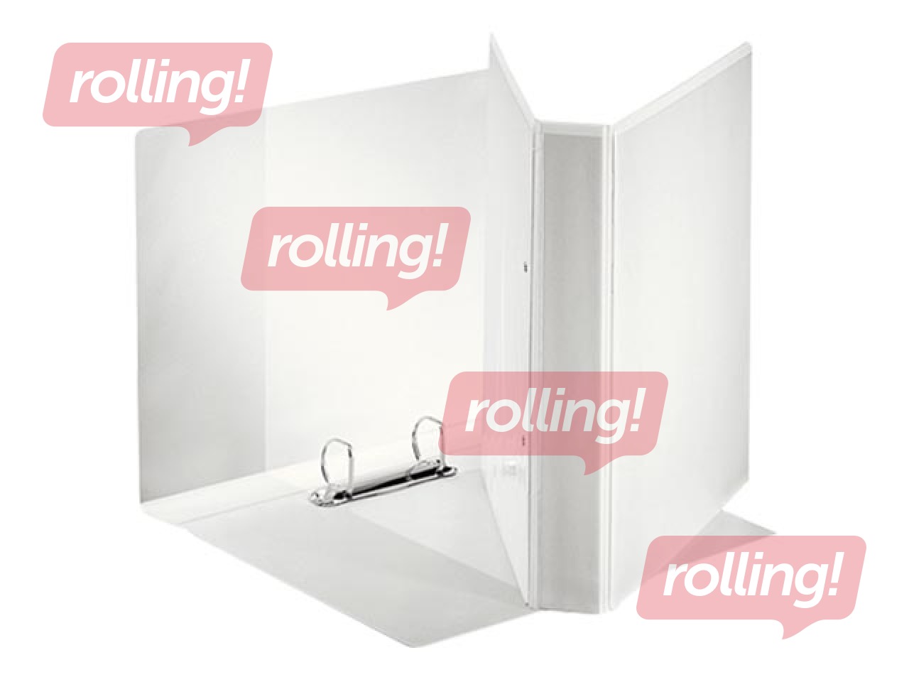 Folder with 2 rings Panorama, A4+, white, 30mm