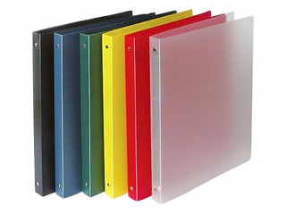 Folder with 2 rings, Multi-S, A4, plastic, green, 16mm