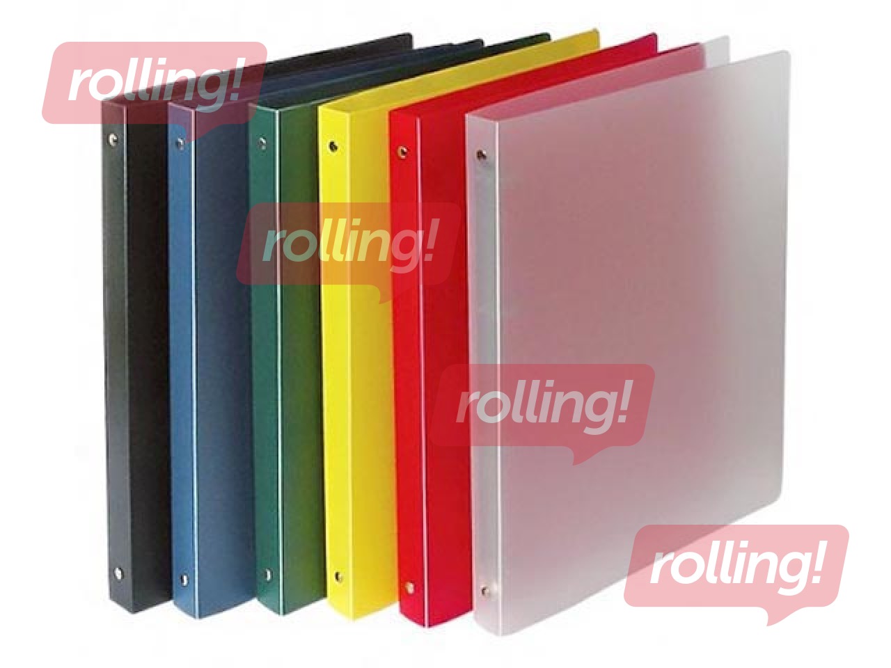 Folder with 2 rings, Multi-S, A4, plastic, blue, 16mm