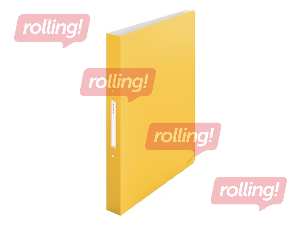 Mape ar 2 riņķiem Leitz Cosy, A4, dzeltena, 25mm