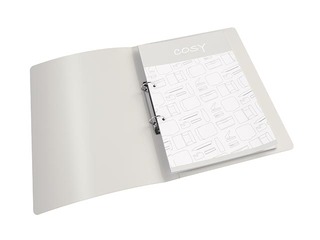 Mape ar 2 riņķiem Leitz Cosy, A4, dzeltena, 25mm