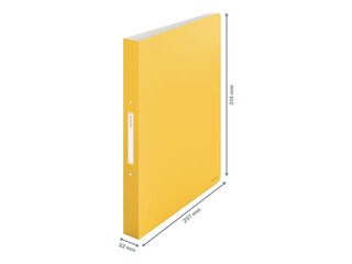Registraator Leitz Cozy, A4, kollane, 25mm