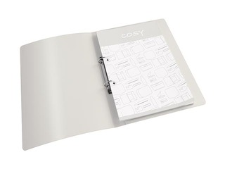 Folder with 2 rings Leitz Cozy, A4, blue, 25mm