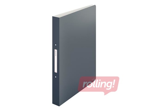 Folder with 2 rings Leitz Cozy, A4, gray, 25mm