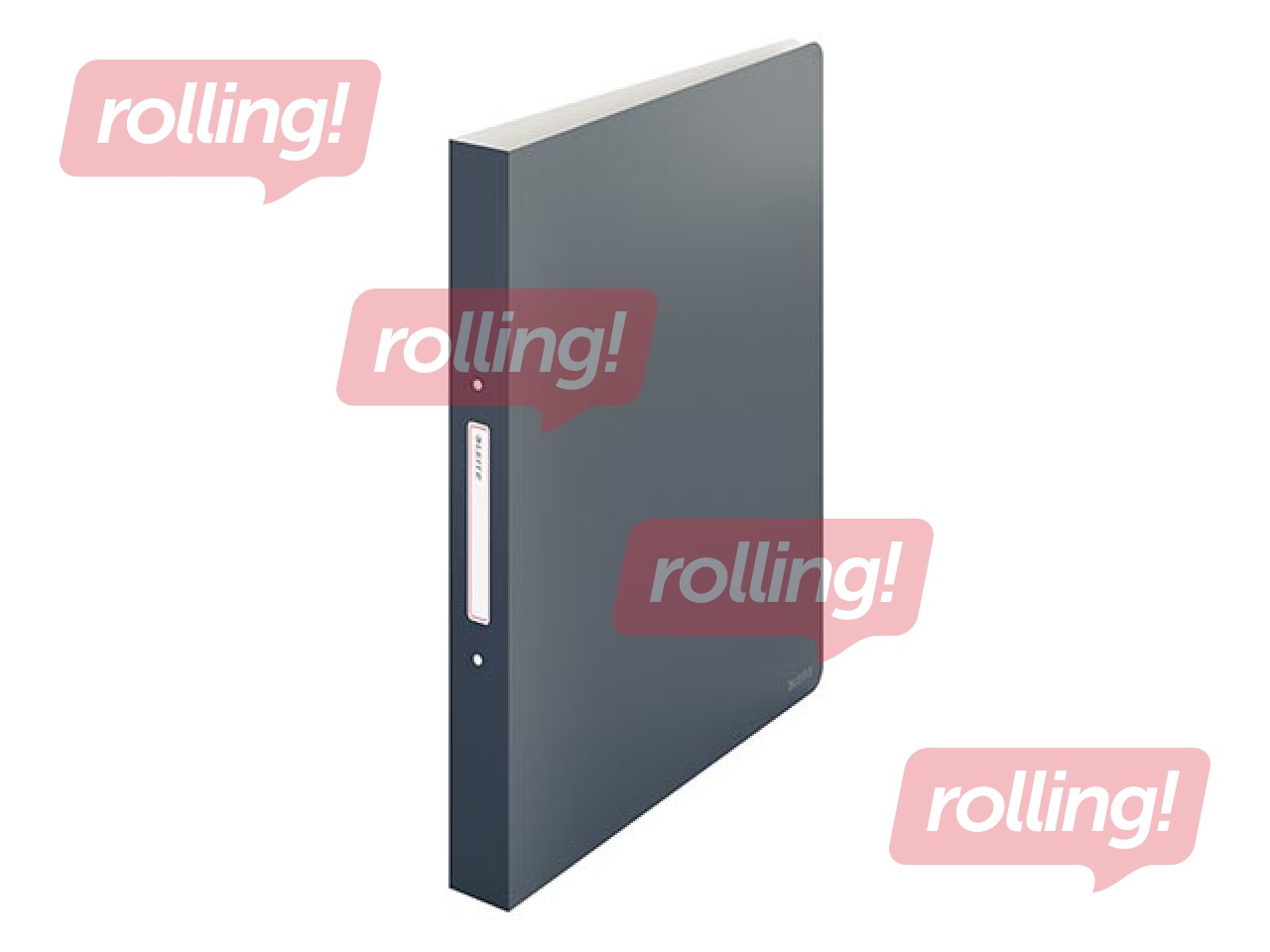 Folder with 2 rings Leitz Cozy, A4, gray, 25mm