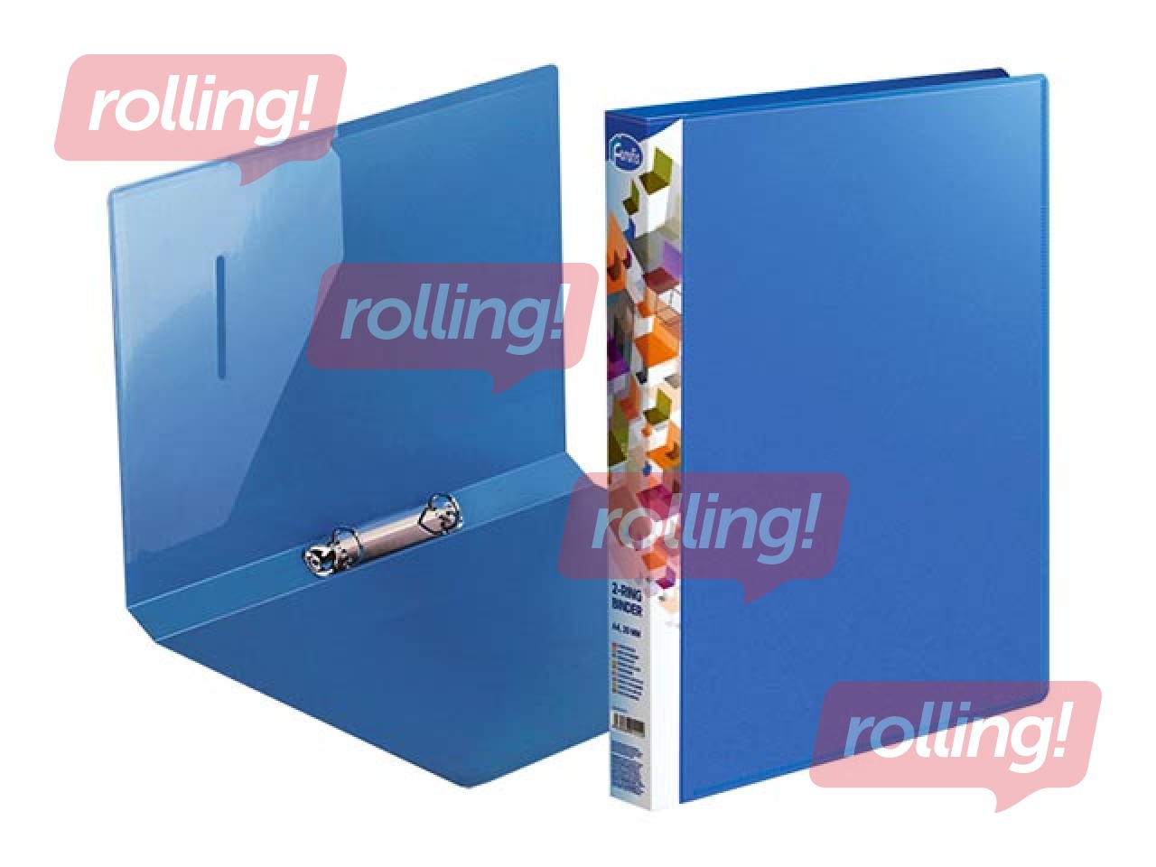 Ring binder Forofis, A4, 2 rings, blue, 20mm