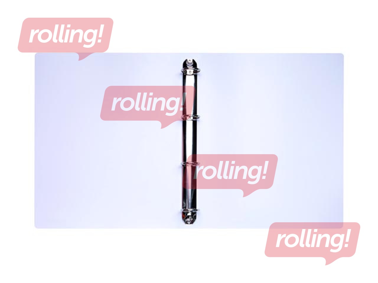 Ring binder Concorde,  A4, 4 rings, white, 36mm