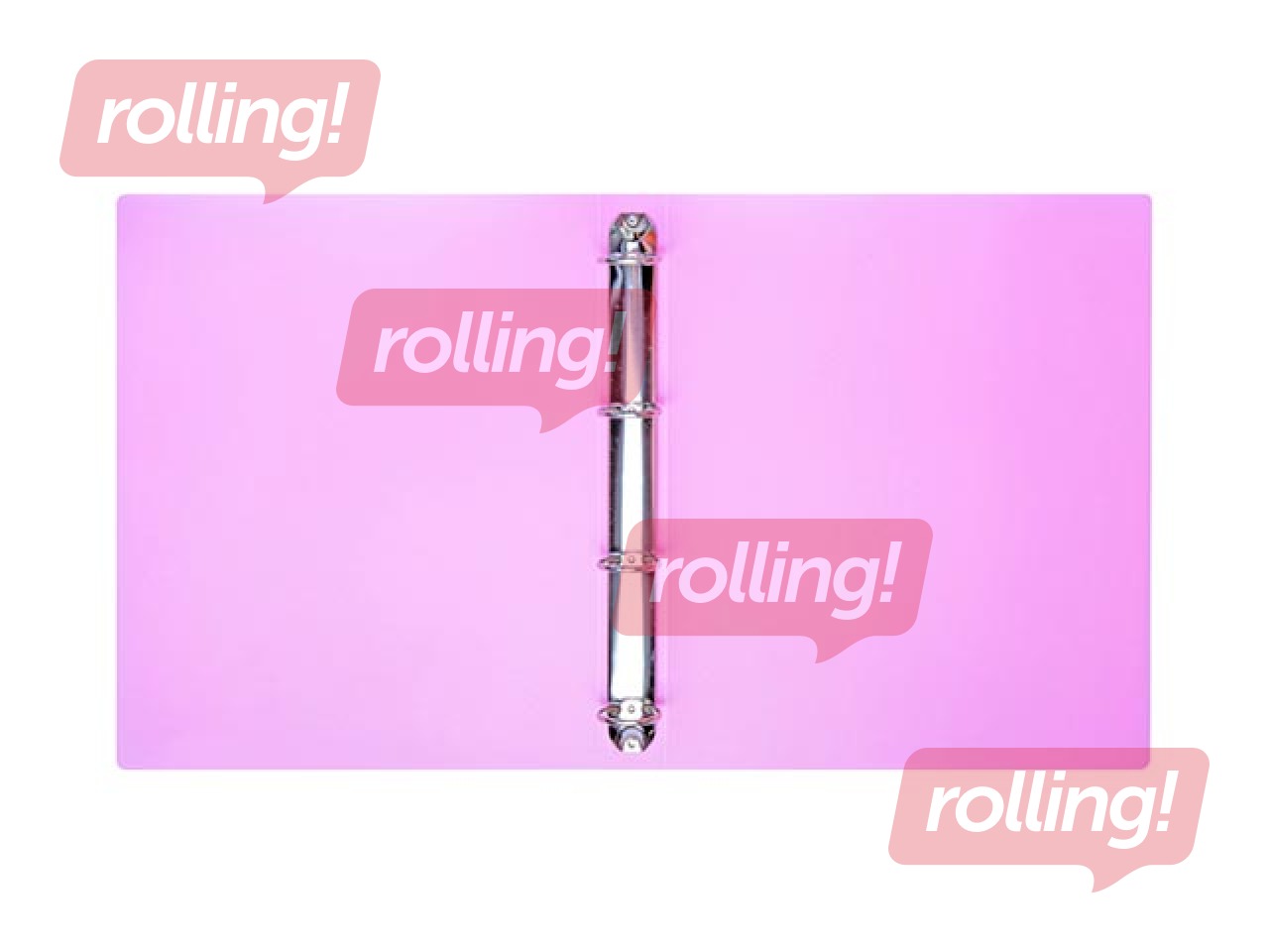 Rõngasmapp Concorde, A4, 4 rõngaga, heleroosa, 36mm