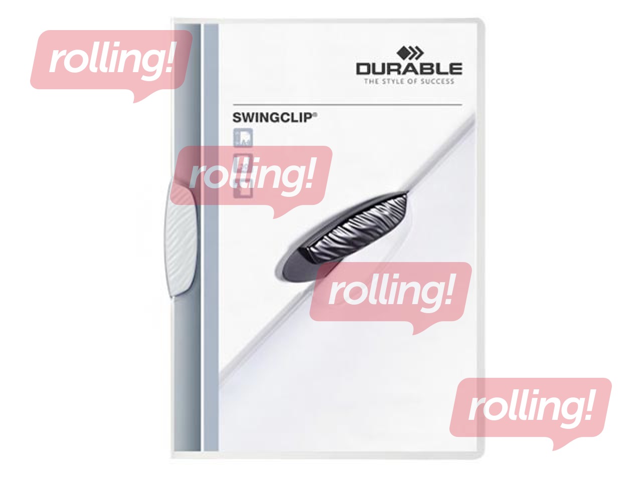 Mape ar baltu klipsi Durable Swingclip, A4 