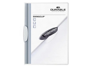 Папка с белым клипом Durable Swingclip, A4