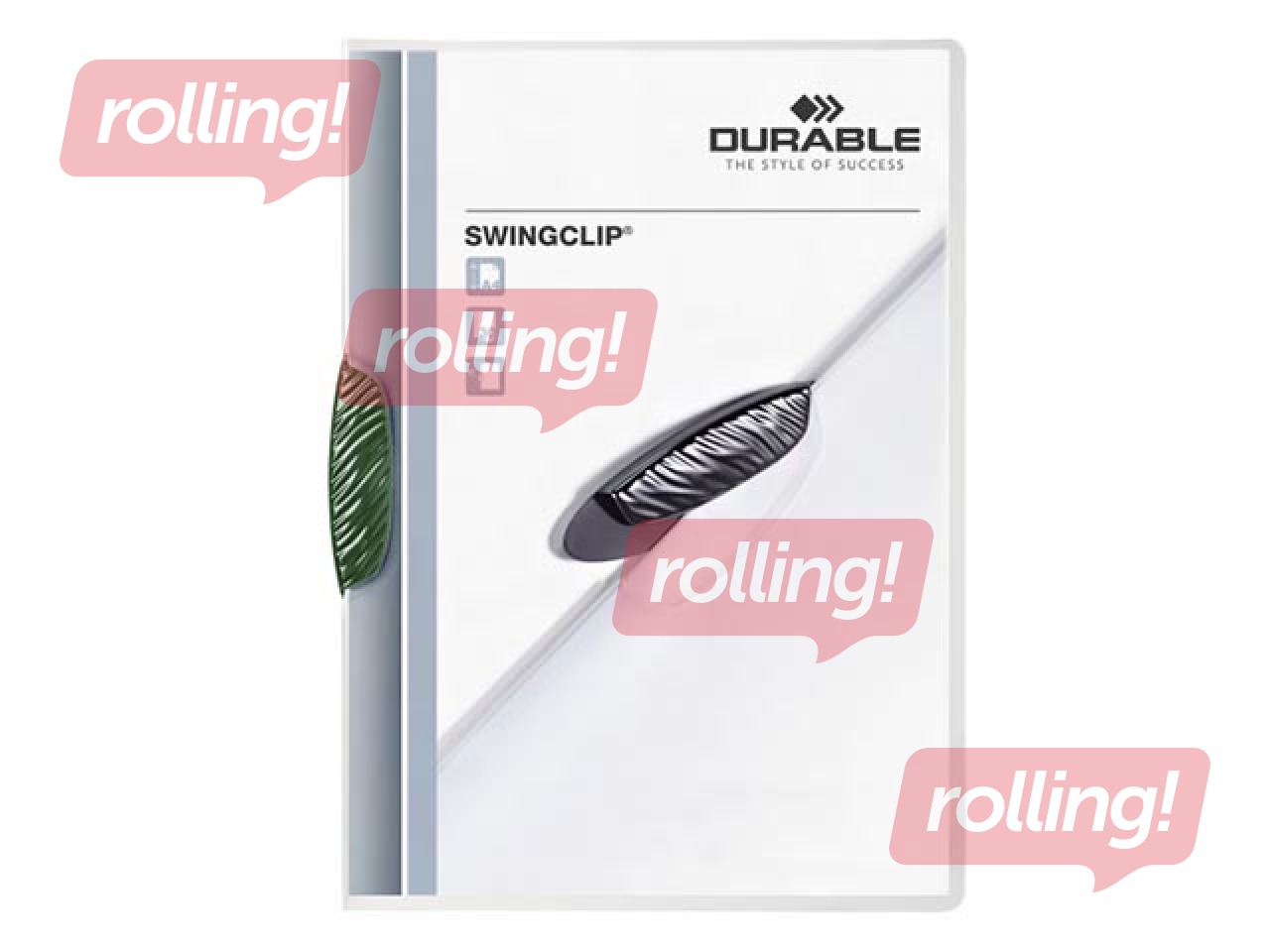 Mape ar zaļu klipsi Durable Swingclip, A4 