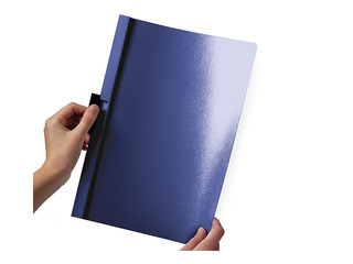 Mape ar piespiedēju Durable Duraclip 60, A4, melna