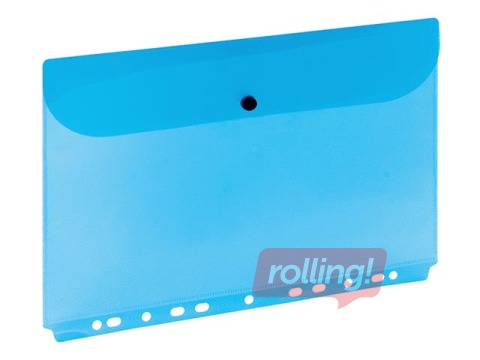 Folder - envelope with perforation Grand, A4, blue