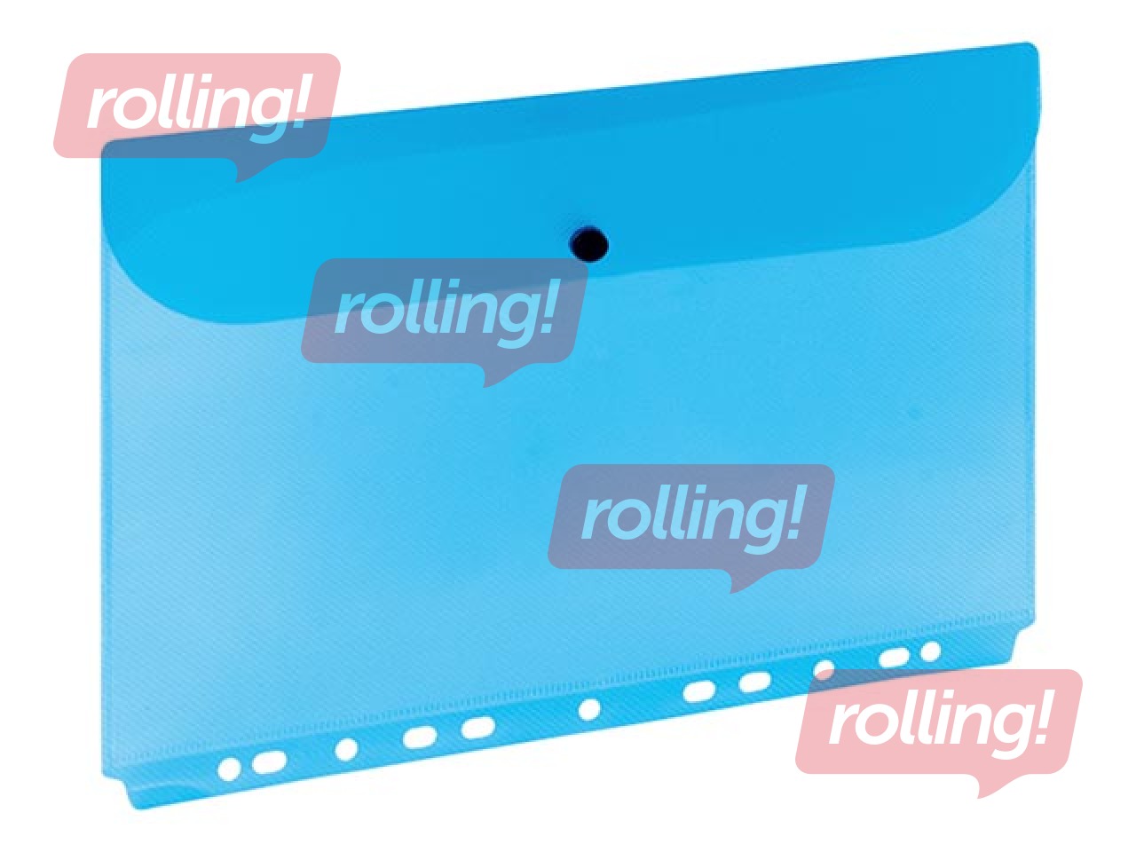 Folder - envelope with perforation Grand, A4, blue