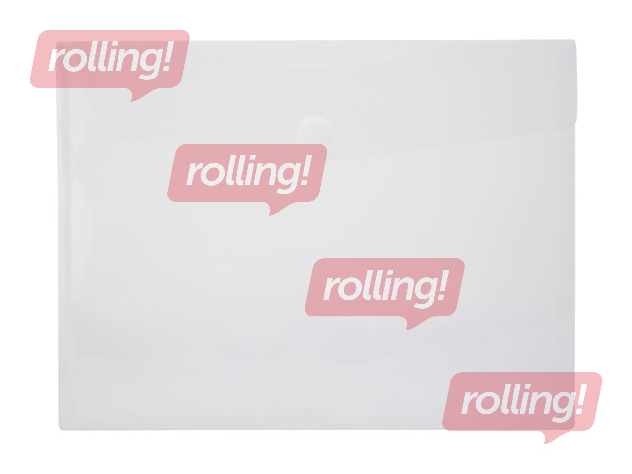 Folder - envelope with clip, Office Point, A4, transparent