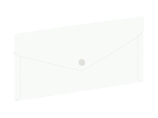 Папка конверт Grand, DL, белая