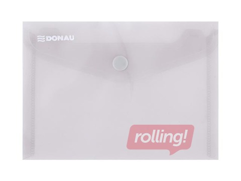 Folder - Envelope Donau, A6, transparent, smoky