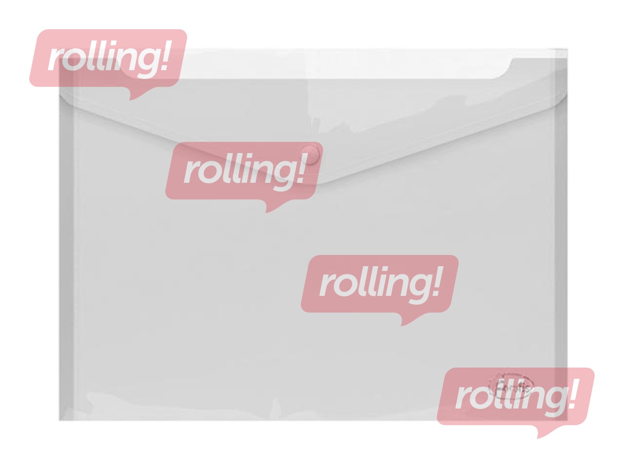 Mape - aploksne Forofis, ar kniedi, caurspīdīga, A4