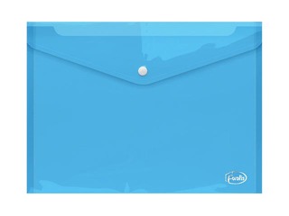 Folder - envelope Forofis, A4, transparent blue