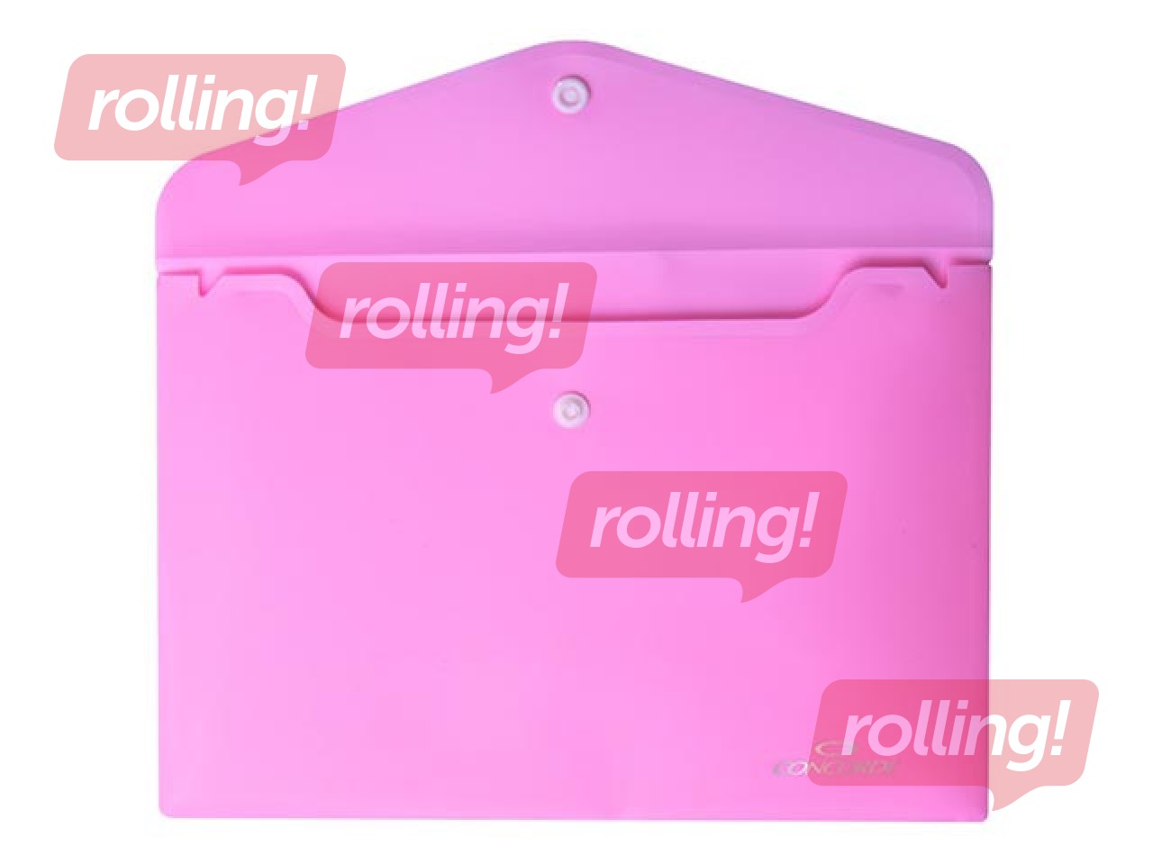 Mape - aploksne Concorde, A4, pasteļrozā