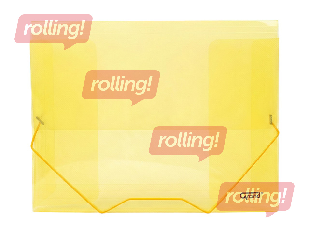 Mape ar gumiju Grand, A4, dzeltena