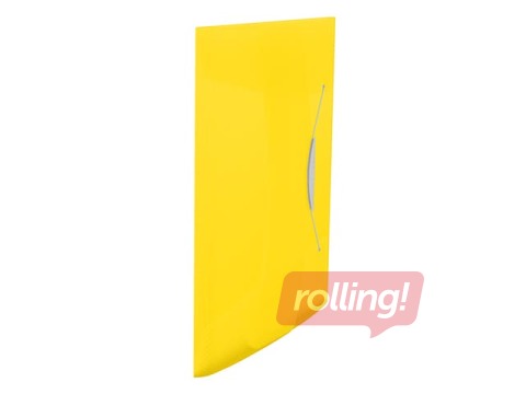 3-Flap Folder Esselte Vivida, A4, 150 sheets, translucent, yellow