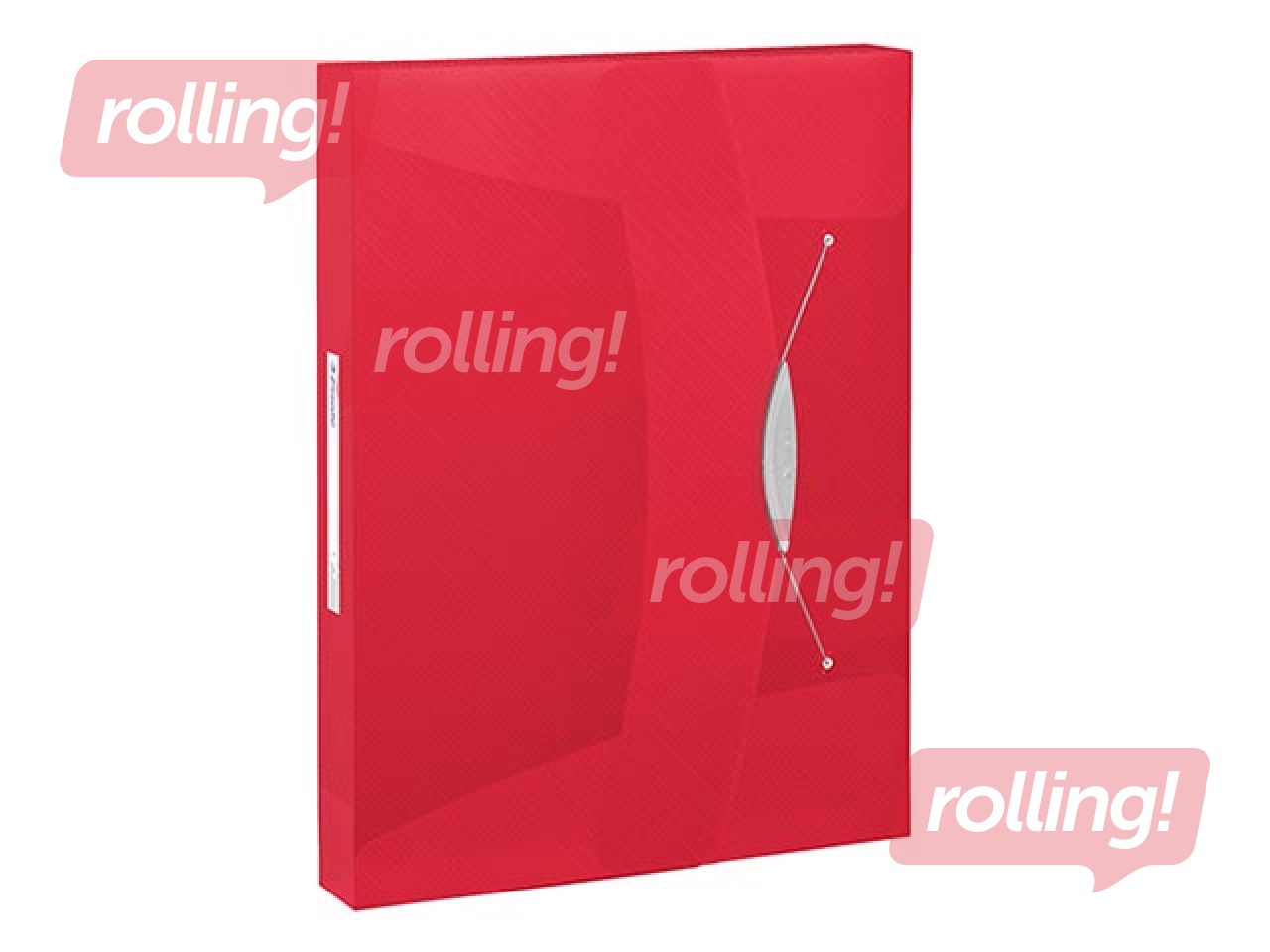 Mape ar gumijas aizdari Esselte Vivida, A4, 40 mm, sarkana