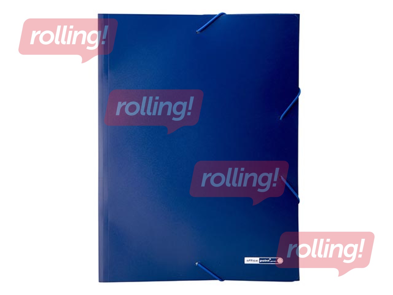 Mapp nurgakummiga Kontoripunkt, PP, sinine