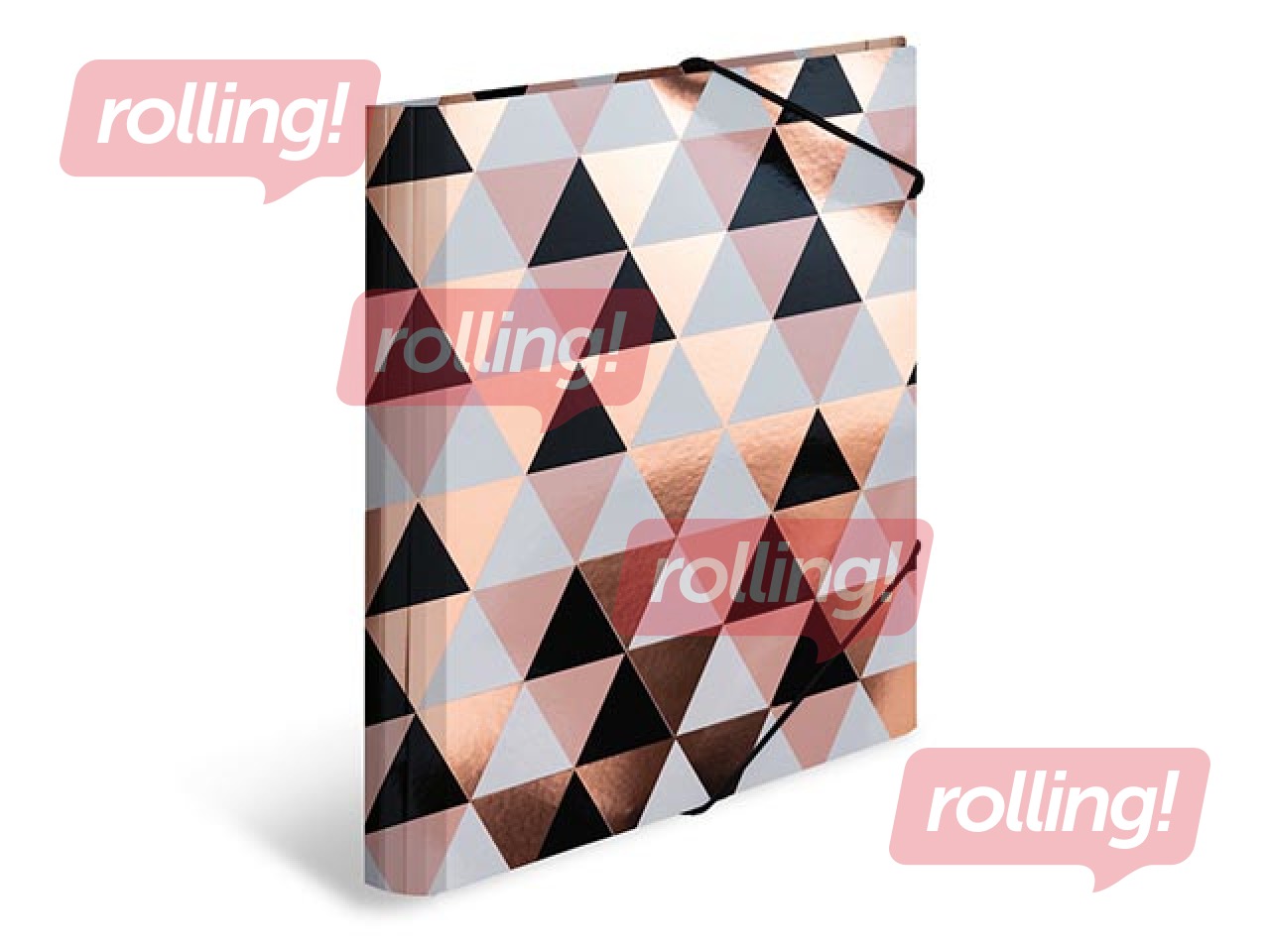 Mape ar gumijām Herma Abstract, A4, kartona