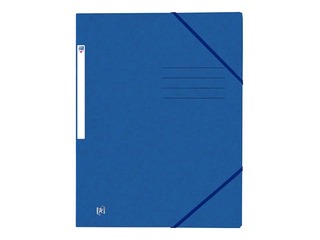 Top File + 3-flap folder Oxford, cardboard, blue